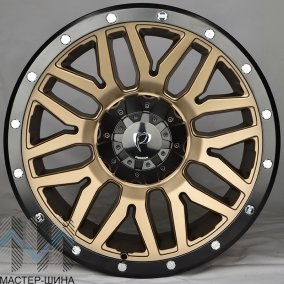 Powcan BK5369 8x17/10x127x139.7 D87.1 ET15 BRZ/BLK