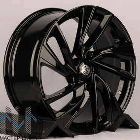 Powcan BK5772 7.5x17/5x112 D57.1 ET40 Gloss Black