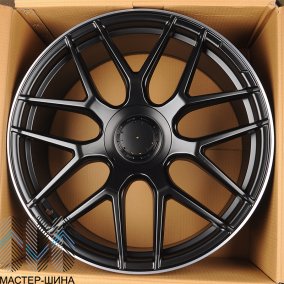 Powcan BK5318 8.5x21/5x112 D66.6 ET40 Matte Black with lip polish