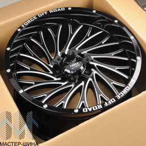 Zumbo Wheels F50 10.0x20/6x139.7 D106.1 ET-12 Black/Milled