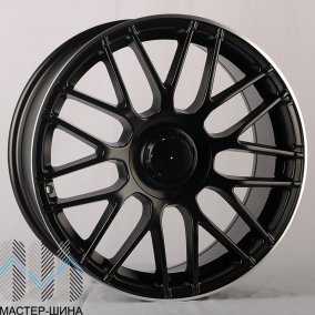 Zumbo Wheels MB44 9.0x18/5x112 D66.6 ET48 Black Matt with Lip Polish