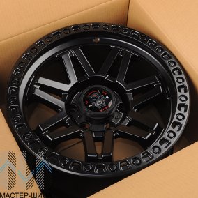 Anzoo FBX053-7 9.0x17/6x139.7 D110.1 ET0 Matt Black