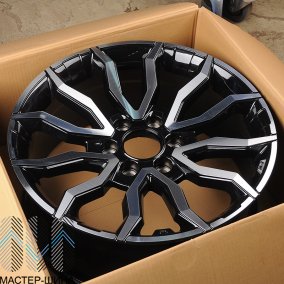 Anzoo AO9966D 8.5x20/6x139.7 D106.1 ET25 Black Machine Face