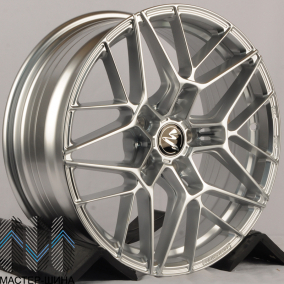 Makstton MST FISSION 718 7.5x17/5x114.3 D73.1 ET35 Hyper Silver+Milling Letter 