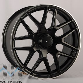 Anzoo AO9933D 9.5x19/5x112 D66.45 ET43 Matte Black Machine Lip