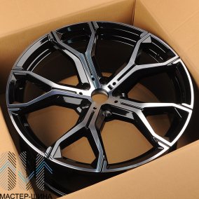 Anzoo H959D 9.5x21/5x112 D66,6 ET37 Black Machined Face