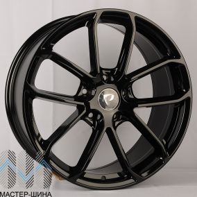 Powcan 3S5985 10.0x22/5x130 D71.6 ET48 Black