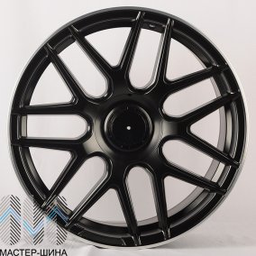 Anzoo AO9933D 9.5x19/5x112 D66.45 ET43 Matte Black Machine Lip