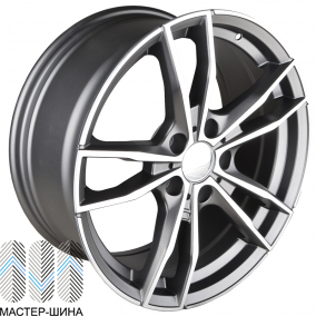 Powcan BK5495 8.0x18/5x120 D72.56 ET34 DARK GUNMETAL