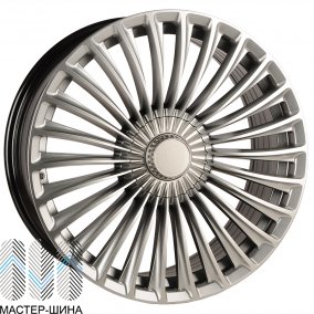 Powcan 3S198 9.5x20/5x112 D66.56 ET43 Black Silver