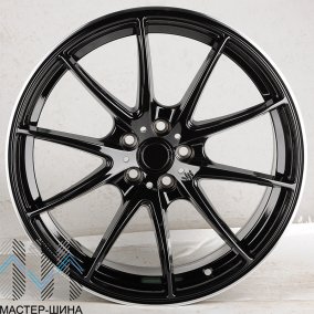 Makstton MST 664 7.5x17/5x114.3 D73.1 ET35 Black Polish Lip