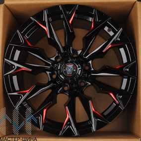 Zumbo Wheels F8530 9.0x18/6x139.7 D110.1 ET0 Gloss Black + Milling Window