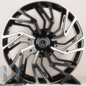 Luistone L2211 9.0x22/5x127 D78.1 ET15 Gloss Black Machined Face
