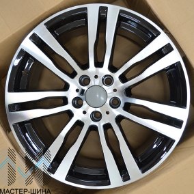 Zumbo Wheels F6338 10.0x20/5x120 D72.6 ET40 Black Silver Face Machine
