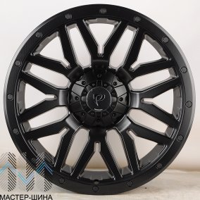 Powcan Y5369 9.0x20/10x127x139.7 D77.8 ET15 Black Matt