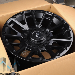 Powcan BK5821 10x20/5x139.7 D77.8 ET0 Black Matt