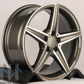 KoKo Kuture D5376 8.0x18/5x112 D66.6 ET42 Gunmetal Machined Face 