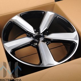 KoKo Kuture 5400 9x20/5x112 D66.5 ET30 Gloss Black Machined Face+Milling Window (���������)