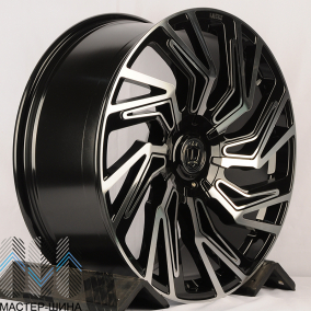 Luistone L2211 9.0x22/12x135x139.7 D87.1 ET30 Gloss Black Machined 